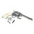 Пневматический револьвер Colt SAA 45 BB nickel, кал. 4,5 мм